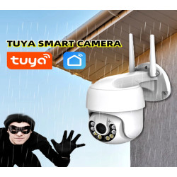 Cámara Wifi Ext. 3MP 360° app TUYA